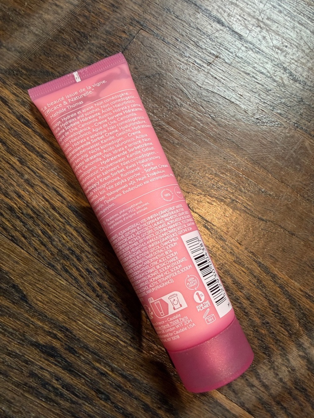 New 2.0 oz Caudalie VinoHydra sorbet cream Moisturizer - Pink - Picture 3 of 3